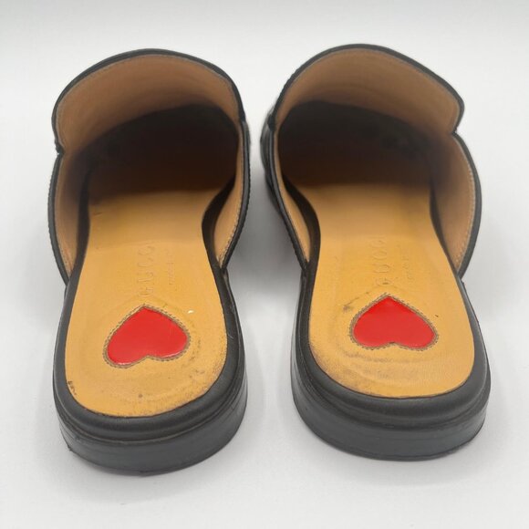 Gucci Princetown Bee Mules Slippers Size EU 36/ US 6 READ - Picture 8 of 16